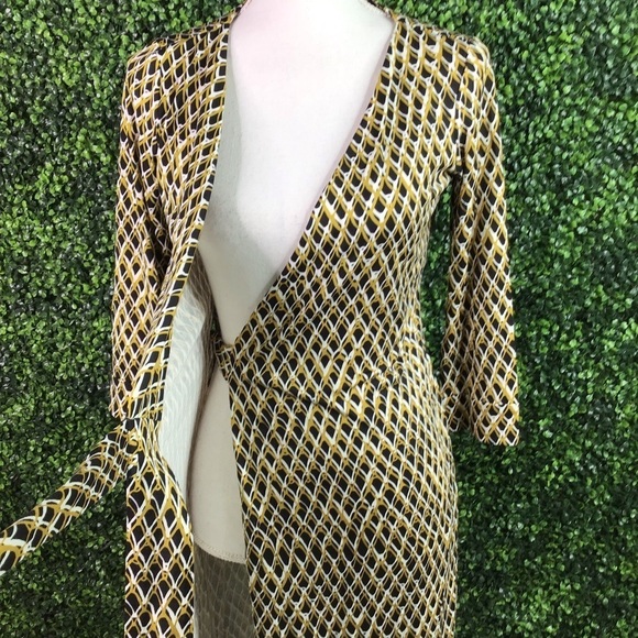 DVF wrap dress 100%silk NWT new julian - Picture 5 of 13